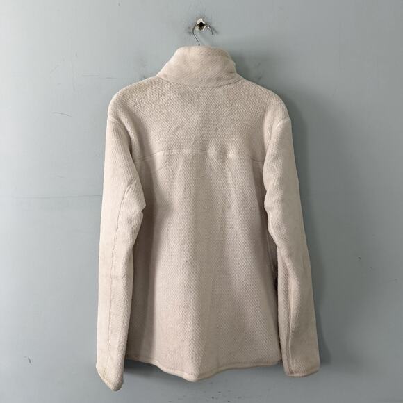 Patagonia Re-Tool Snap-T Raw Linen White X-Dye Polartec Fleece Pullover - Picture 4 of 6